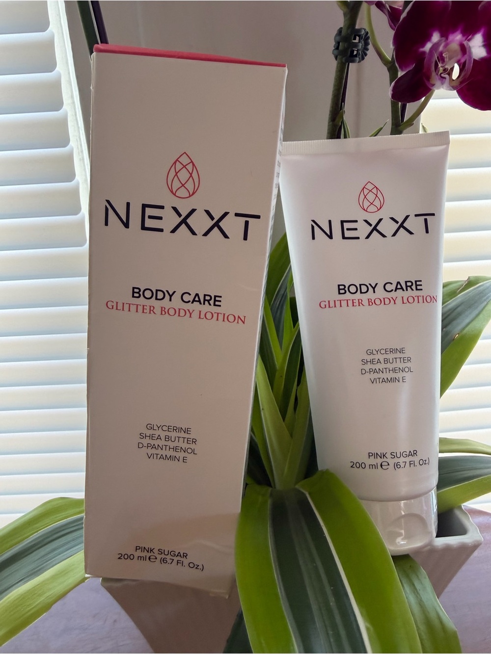 NEXXT Pink Sugar Glitter Body Lotion
